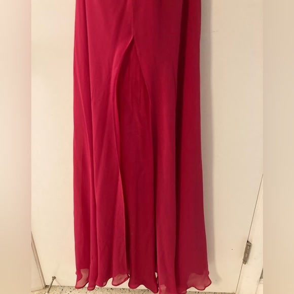 Donna Ricco New York - Pink Flowy Elegant Halter Dress - Size 14 - Picture 4 of 11